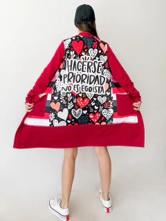 SACO CLOUDY rojo hacerse prioridad - comprar online