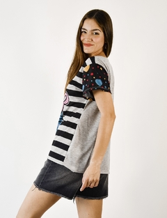 Remera Renata gris PANTERA - comprar online