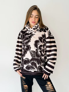 BUZO ANNIE POLAR SOFT ROSAS en internet