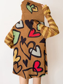 SACO DOLLY BROWN CUORE - buy online