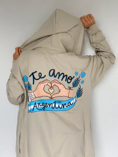CAMPERA ARGENTO REPUBLICA NATURAL TE AMO - comprar online