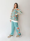 CONJUNTO 2 PIEZAS MELANY mariposa green (BUZO Y PANTALON) - comprar online