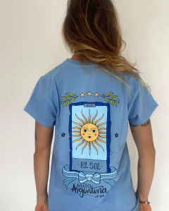 REMERA ARGENTO celeste arg corazon - online store