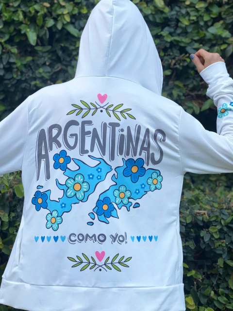 Campera Argento off white malvinas - comprar online