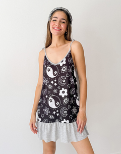 VEstido Floppy GRIS EQUILIBRIO - comprar online
