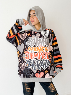 Sweater Betty GRIS TERRAZA - PIPIRETA