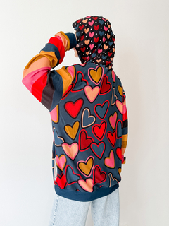 Sweater Sole blue cuore - PIPIRETA