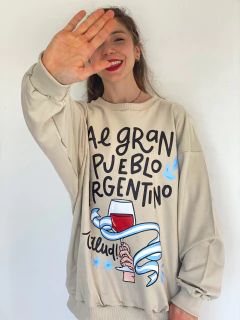 BUZO LIVIANO ARGENTO Natural al gran pueblo - comprar online