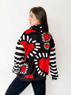 BUZO ANNIE polar soft CUORE - PIPIRETA