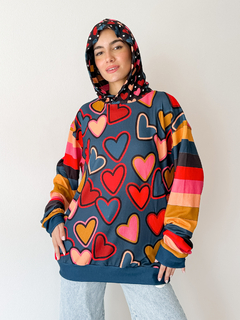 Sweater Sole blue cuore - comprar online