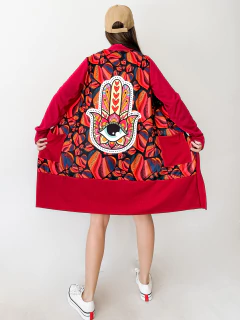 SACO CLOUDY rojo mano - comprar online