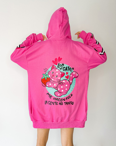 CAMPERA LOLA fucsia gatos frutillita - comprar online