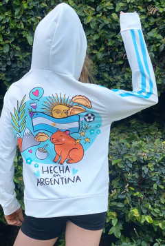 Campera Argento off white capibara - PIPIRETA