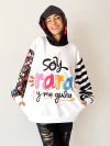 BUZO FUNNY BLANCO RARA - buy online