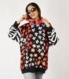 Sweater Begonia flower print - buy online