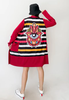 SACO CLOUDY rojo mano - comprar online