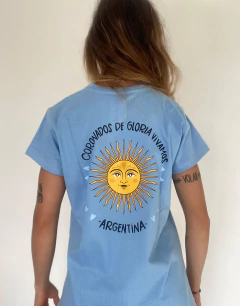 REMERA ARGENTO celeste republica argentina on internet