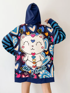 CAMPERA EMY AZUL GATITO - buy online