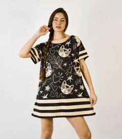 VESTIDO SHINE gatito