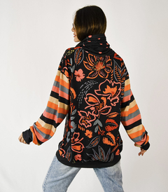 Sweater Begonia orange flower en internet