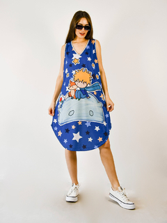 VESTIDO ALOHA gris principito