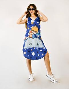 VESTIDO ALOHA gris principito - comprar online