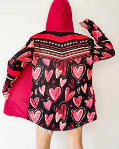 SACO LALY ROJO CORAZONES - buy online