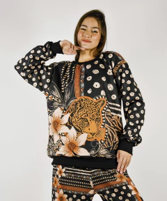 CONJUNTO FRISADO 2 PIEZAS STEPHEN TIGRE (BUZO Y PANTALON) en internet