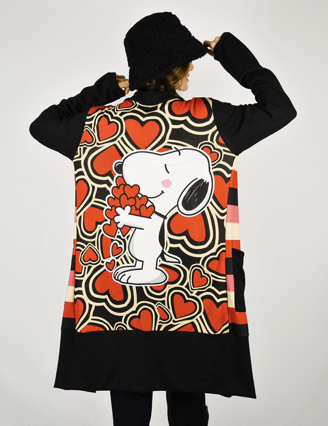 SACO CLOUDY NEGRO SNOOPY - comprar online