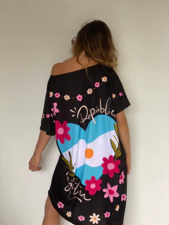 VESTIDO DEVIN argento coronados - PIPIRETA