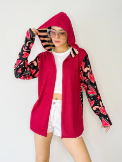 SACO LALY ROJO AMOR on internet