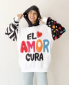 BUZO FUNNY BLANCO AMOR CURA - comprar online