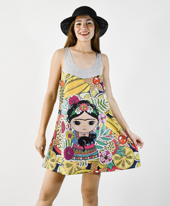 VESTIDO MACEIO GRIS FRIDACAT - comprar online