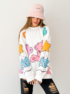 BUZO LOLY OFF WHITE OSITOS - PIPIRETA