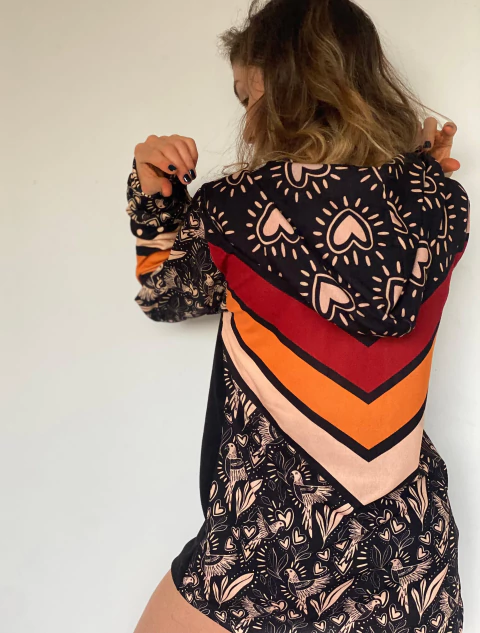 SACO LALY NEGRO PAJARITOS - buy online