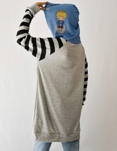 SWEATER LENA GRIS PRINCIPITO - tienda online