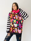 Sweater Begonia pink cuore - comprar online