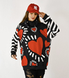 Sweater Begonia red cuore - comprar online