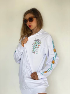 CAMPERA ARGENTO REPUBLICA BLANCA MAPA - tienda online