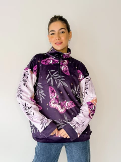 BUZO POLAR GRECIA PURPLE BUTTERFLY - comprar online