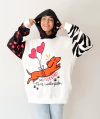 BUZO FUNNY OFF WHITE salchicha - comprar online