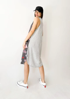 VESTIDO aloha gris alicia on internet