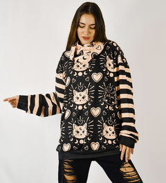 Sweater Begonia gatos en internet