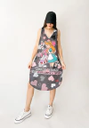 VESTIDO aloha gris alicia