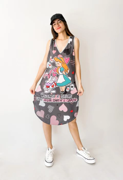 VESTIDO aloha gris alicia - buy online