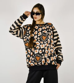 Preventa (despacho en 10 días) CONJUNTO FRISADO 2 PIEZAS STEPHEN print cuore (BUZO Y PANTALON) - PIPIRETA