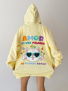 CAMPERA LOLA amarilla amor patas - comprar online