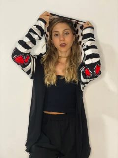 Image of SACO LALY NEGRO CORAZON