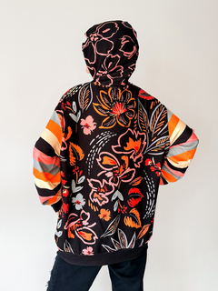 Sweater Sole orange flower - PIPIRETA