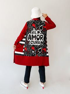 SACO CLOUDY ROJO AMOR - buy online